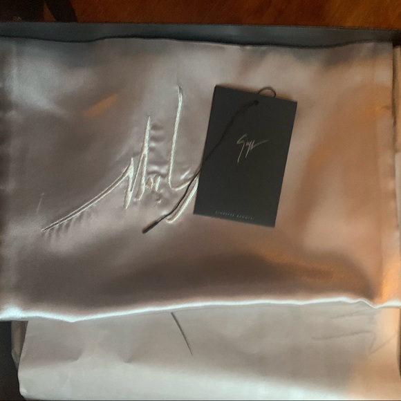 giuseppe zanotti NEW pink laminated peeptoe bootie - Picture 7 of 9